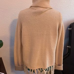 Tan Tassel Sweater